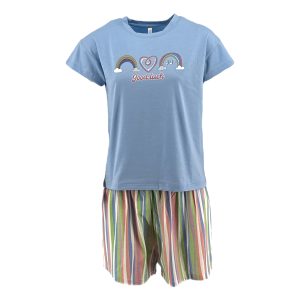 Πιτζάμα Γυναικεία 69374 Γαλάζιο e-sofi.gr