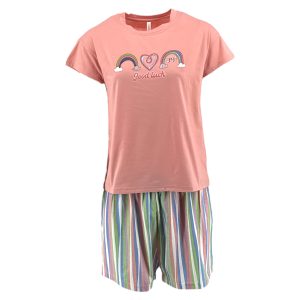 Πιτζάμα Γυναικεία 69374 Ροζ e-sofi.gr