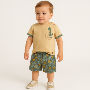 Σετ Bebe Για Αγόρι SNO-419 Μπεζ e-sofi.gr