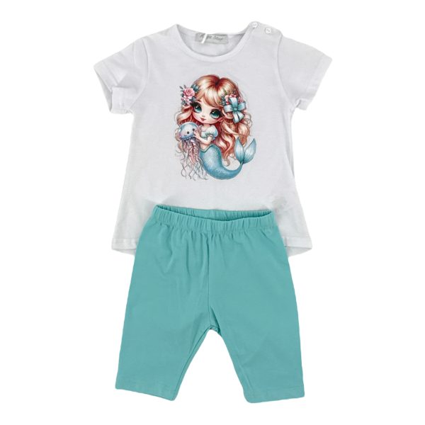 Σετ Bebe-Παιδικό Για Κορίτσι BK1038 Λευκό e-sofi.gr