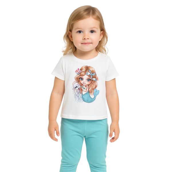 Σετ Bebe-Παιδικό Για Κορίτσι BK1038 Λευκό e-sofi.gr