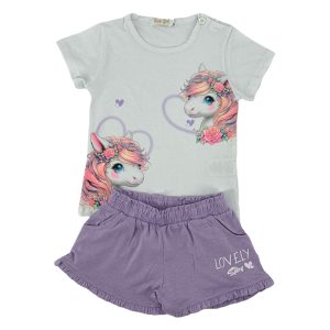 Σετ Bebe-Παιδικό Για Κορίτσι FH8017 Λευκό e-sofi.gr