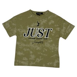 T-shirt Μπλούζα Παιδική Για Αγόρι DL-1395 Χακί e-sofi.gr