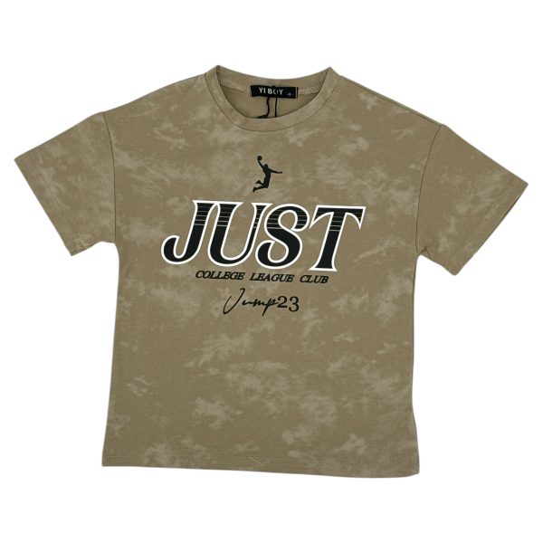 T-shirt Μπλούζα Παιδική Για Αγόρι DL-1395 Μπεζ e-sofi.gr