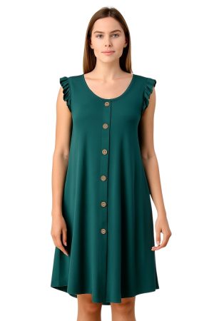 Φόρεμα Γυναικείο 5373 Πετρόλ e-sofi.gr