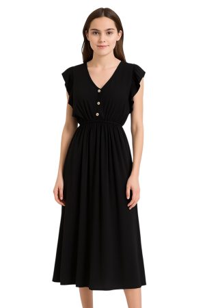 Φόρεμα Γυναικείο 666 Μαύρο e-sofi.gr