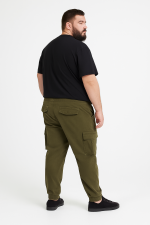 Plus Size Cargo Παντελόνι Ανδρικό 6952 Χακί e-sofi.gr