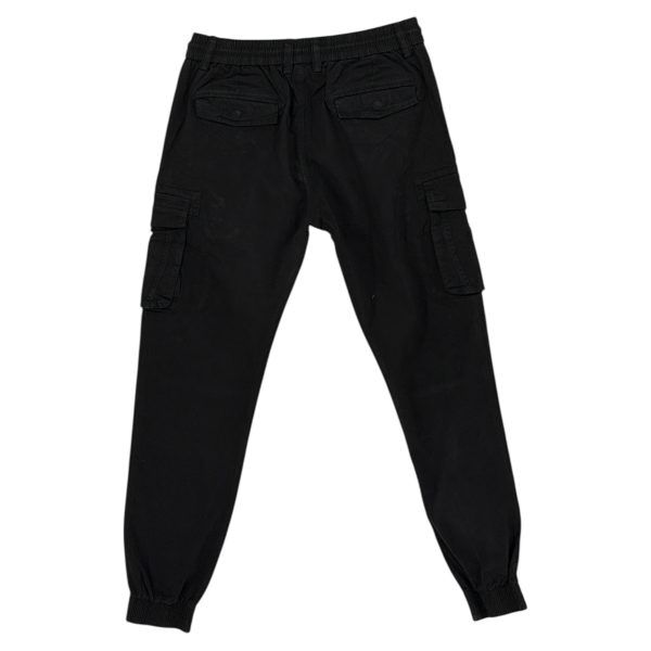 Plus Size Cargo Παντελόνι Ανδρικό 6952 Μαύρο e-sofi.gr