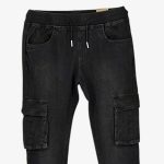 Cargo Jean Παντελόνι Ανδρικό HB-1067 Μαύρο e-sofi.gr