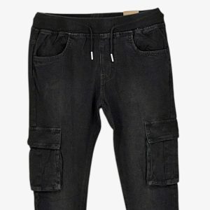 Cargo Jean Παντελόνι Ανδρικό HB-1067 Μαύρο e-sofi.gr