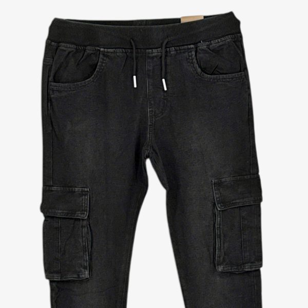 Cargo Jean Παντελόνι Ανδρικό HB-1067 Μαύρο e-sofi.gr