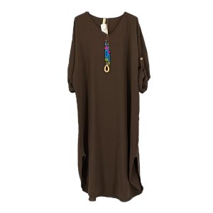 Φόρεμα Γυναικείο 2887 Καφέ e-sofi.gr