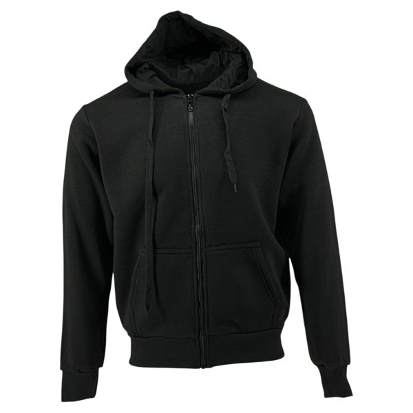 foyter-zaketa-andriki-w6059-mayro-e-sofi.gr Φούτερ Ζακέτα Ανδρική W6059 Μαύρο e-sofi.gr