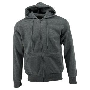 Φούτερ Ζακέτα Ανδρική W6689 Γκρι Ανθρακί e-sofi.gr