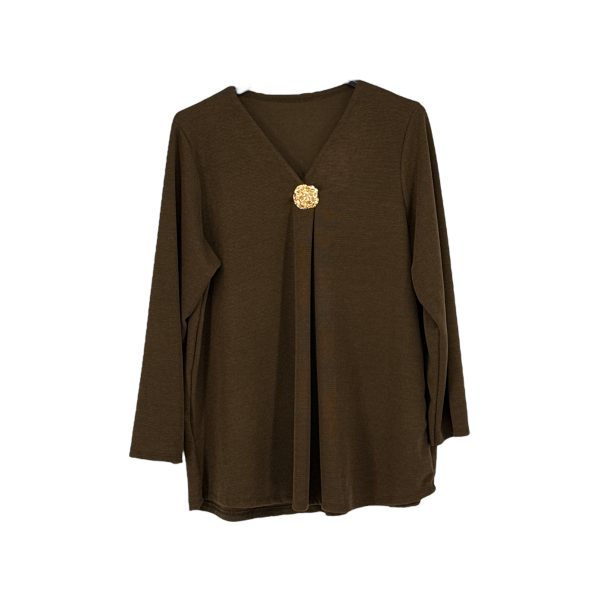 mployza-gynaikeia-31233-kafe-e-sofi.gr Μπλούζα Γυναικεία 31233 Καφέ e-sofi.gr