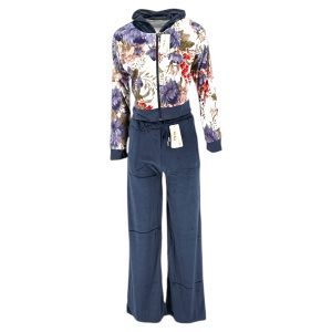 Σετ Φόρμα Βελουτέ Γυναικεία 8243 Μωβ e-sofi.gr