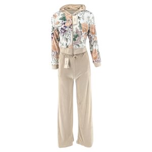 Σετ Φόρμα Βελουτέ Γυναικεία 8243 Μπεζ e-sofi.gr