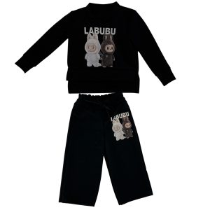 Σετ Παιδικό Για Κορίτσι Q5672 Μαύρο e-sofi.gr