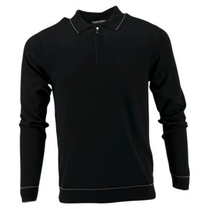 Endeson Fashion Μπλούζα Ανδρική Πλεκτή 2219 Μαύρο e-sofi.gr