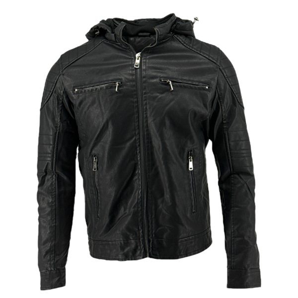 mpoyfan-dermatini-andriko-7477-mayro-e-sofi.gr Μπουφάν Δερματίνη Ανδρικό 7477 Μαύρο e-sofi.gr