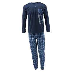 Πιτζάμα Ανδρική D6239 Μπλε e-sofi.gr
