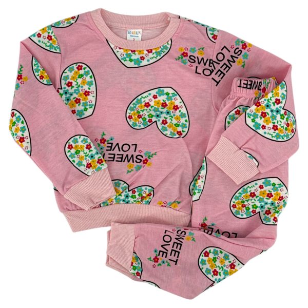 Πιτζάμα Παιδική Για Κορίτσι 05-5139 Ροζ e-sofi.gr