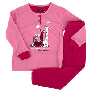 Πιτζάμα Παιδική Για Κορίτσι F1895 Φούξια e-sofi.gr