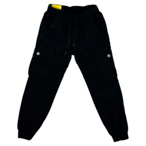 Cargo Παντελόνι Παιδικό Για Αγόρι HY-5765 Μαύρο e-sofi.gr