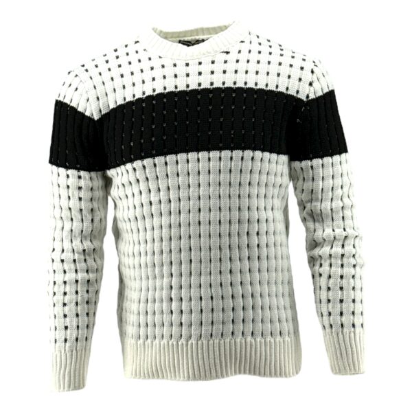 Endeson Πλεκτή Μπλούζα Ανδρική Π700 Λευκό e-sofi.gr