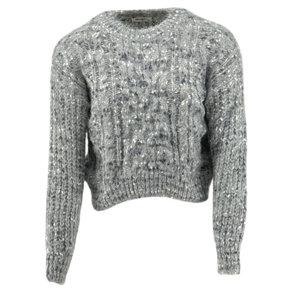 Μπλούζα Πλεκτή Γυναικεία 5631 Γκρι e-sofi.gr