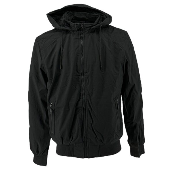 Plus Size Μπουφάν Ανδρικό 2524 Μαύρο e-sofi.gr