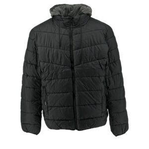 Plus Size Μπουφάν Ανδρικό GA-7067 Μαύρο e-sofi.gr