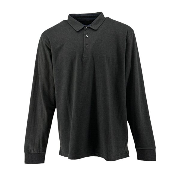 Plus Size Polo Ανδρική SL-204 Γκρι e-sofi.gr