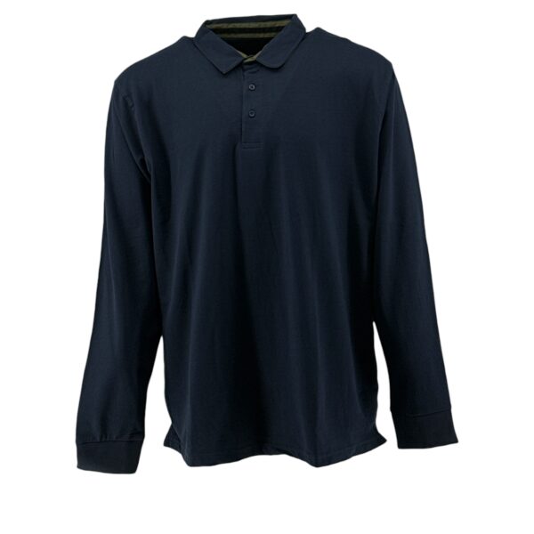 Plus Size Polo Ανδρική SL-204 Μπλε e-sofi.gr