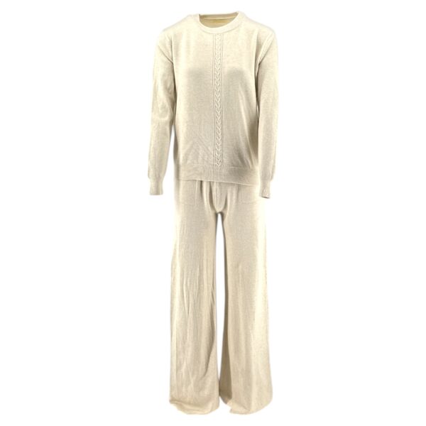 Σετ Πλεκτό Γυναικείο C280 Εκρού e-sofi.gr